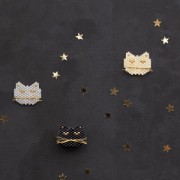 Bases para hacer un Pin's - 10 mm - Dorado con oro fino x10