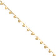 Cadena Rombo con corazones pequeños 5,8 mm - Oro x50cm|raw }}