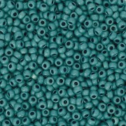 Cuentas de Rocalla Preciosa 11/0 de 2 mm - Terra Metálico Mate - Turquesa x20 g