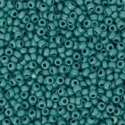 Cuentas de Rocalla Preciosa 11/0 de 2 mm - Terra Metálico Mate - Turquesa x20 g