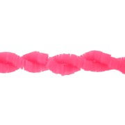 Abalorios de arcilla polimérica Heishi 6x1 mm - Rosa neón translúcido x40cm