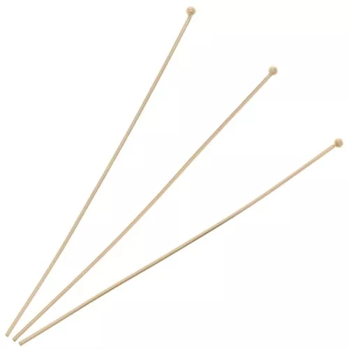 Clavos de cabeza esférica 52x0,6 mm - Gold filled x10