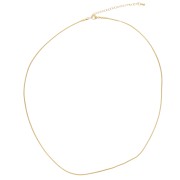 Gargantilla de malla serpentina 1,3 mm - Acero inoxidable 304L Dorado x56cm|raw }}