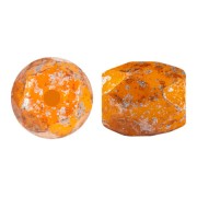 Cuentas de vidrio Baros® by Puca® 6x5 mm - Frost Tangerine Tweedy x10g|raw }}