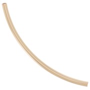 Cuenta tubular curva 34x1,5 mm - Gold filled x1|raw }}