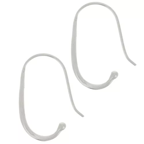 Ganchos de alambre 29 mm - Plata 925 x2