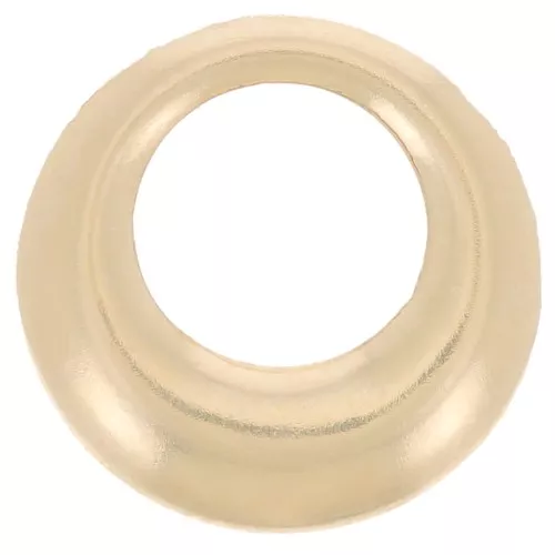 Elemento circular hueco de 10 mm - Gold filled x1
