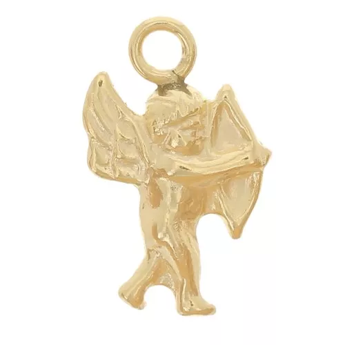 Mini Cupido 10x6 mm - Gold filled x1