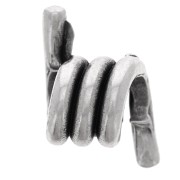 Colgante de alambre de espino 13x7 mm - Plateado antiguo x1|raw }}