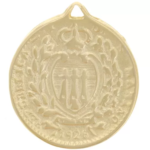 San Marino Moneda Colgante 24 mm - 10 Lira - Dorado x1