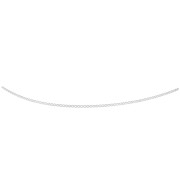 Banda motivo plata de ley 925 - banda semidura repujada 3 mm - círculos pequeños x20cm