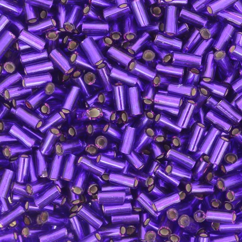 Corneta Miyuki 3 mm BGL1-1427 - Silver Lined Dyed Dark Violet x10g