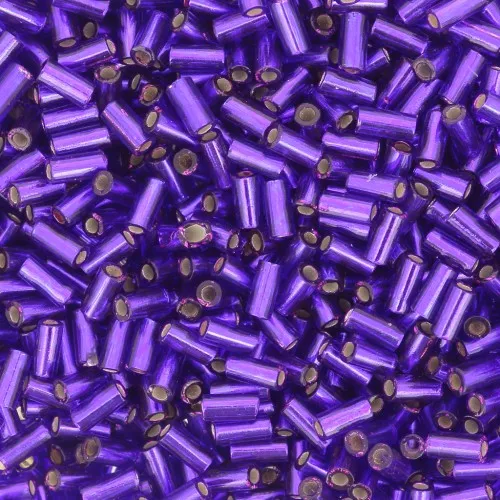 Corneta Miyuki 3 mm BGL1-1427 - Silver Lined Dyed Dark Violet x10g