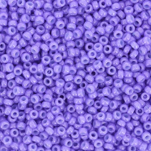 Rocalla Miyuki 15/0 1486 - Dyed Opaque Bright Purple x8g