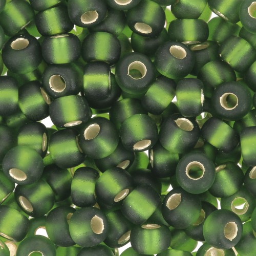 Rocalla Miyuki 6/0 26F - Silver Lined Olive Mat x8g
