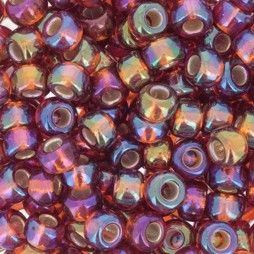 Rocalla Miyuki 6/0 1005 - Silver Lined Dark Topaz AB x8g