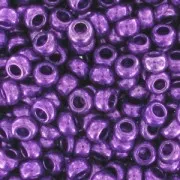 Cuentas Rocalla Preciosa 11/0 de 2 mm - Violeta metalizado x10 g
