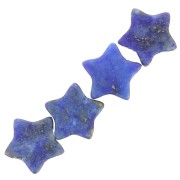 Cuentas de estrella de 4 mm en gema de color - Lapis lázuli x4|raw }}