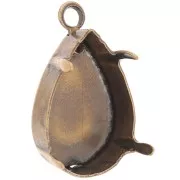 Colgante engaste garra para cabujón PureCrystal 4320 18x13 mm - Bronce x1