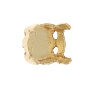 Engaste cerrado para cabujón 6 mm PureCrystal 1028 - 1088 - 1122 - Dorado x1