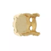 Engaste cerrado para cabujón 6 mm PureCrystal 1028 - 1088 - 1122 - Dorado x1