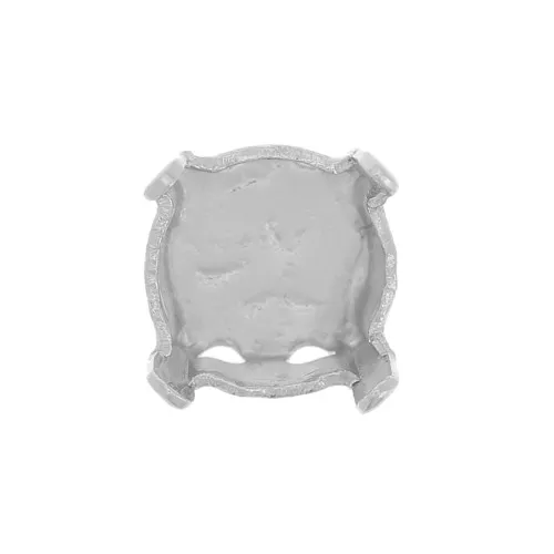 Cierre de garra para cabujón de 6 mm PureCrystal 1028 - 1088 - 1122 - Rodio