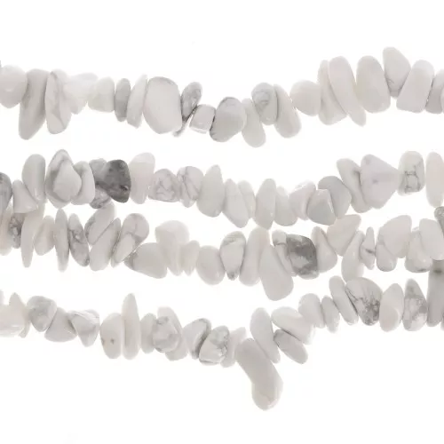 Chips de piedras preciosas 5 - 8 mm - Howlita x80cm