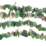 Chips de piedras preciosas 5 - 8 mm - Jade verde x80cm|raw }}