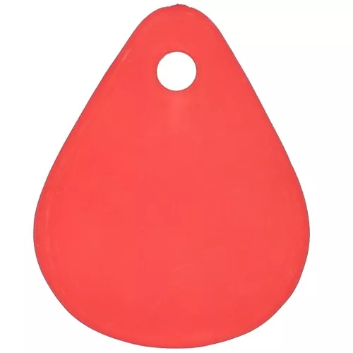Pétalos de flor lisos de 17 mm en acrílico esmerilado - Rojo x15