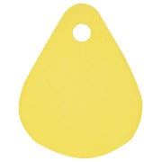 Pétalos de flor lisos de 17 mm en acrílico esmerilado - Amarillo x15|raw }}