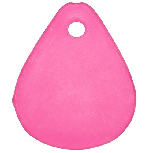 Lentejuela de pétalo de flor lisa de 17 mm en acrílico esmerilado - Fucsia x15