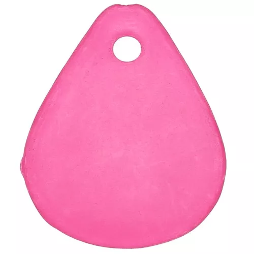 Lentejuela de pétalo de flor lisa de 17 mm en acrílico esmerilado - Fucsia x15