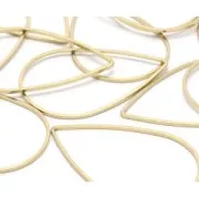 Anillos de montaje y tejido gota 38x25 mm - Latón bruto x25