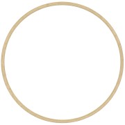 Anillas redondas de 35 mm para montar y tejido - latón bruto x25