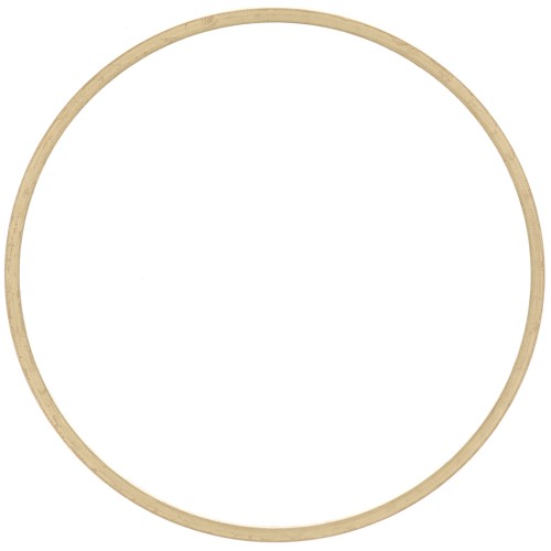 Anillas redondas de 35 mm para montar y tejido - latón bruto x25