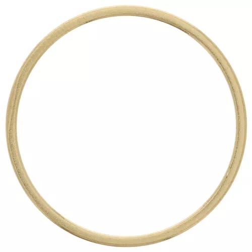 Anillas redondas de 20 mm para montar y tejido - latón bruto x50