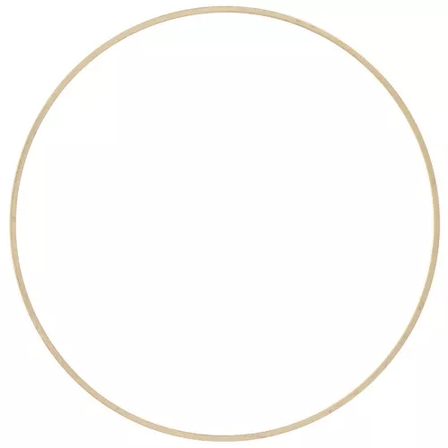 Anillas redondas de 60 mm para montar y tejido - Latón bruto x15