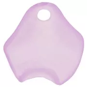 Pétalos de Flores Irregulares 15 mm en Acrílico Efecto Esmerilado - Morado x15