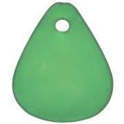 Pétalos de flor lisos de 17 mm en acrílico esmerilado - Verde oscuro x15