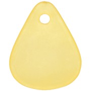 Pétalos de flor lisos de 17 mm en acrílico efecto esmerilado - Naranja claro x15