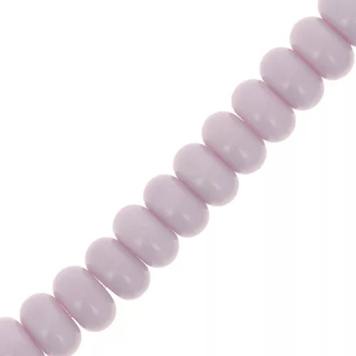 Cuentas redondas - Heishi Cristal 8x5 mm - Lila x40cm