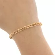 Cadena Forçat 5 mm - Dorada x1m