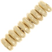 Cuentas redondas lisas 5 mm - Dorado oro fino x10