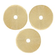 Rondelas Heishi onduladas efecto cepillado 10x0,8mm - Dorado x5g aprox. 9 unid.|raw }}
