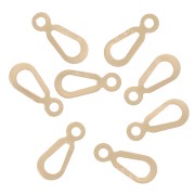 Cierres ovalados 7x3 mm - Gold filled x10|raw }}