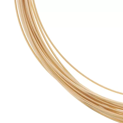 Alambre redondo duro 2 mm - Gold filled x10cm