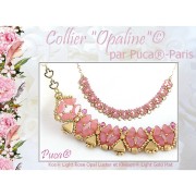 Kos® Glass Beads by Puca® 6x3 mm - Light Rose Opal x10g