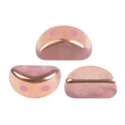 Kos® Glass Beads by Puca® 6x3 mm - Light Rose Opal AB x10g