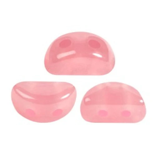 Kos® Glass Beads by Puca® 6x3 mm - Light Rose Opal Luster x10g