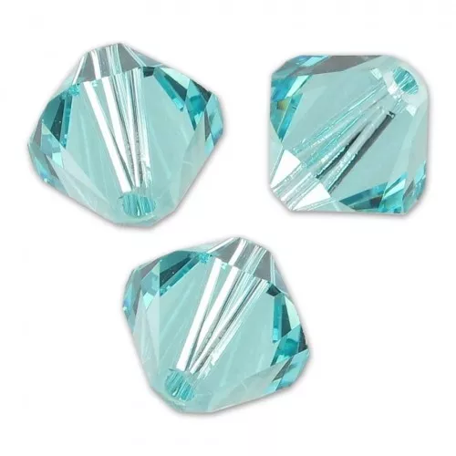 Tupies PureCrystal 5328 Cristal 8mm - Turquesa Claro x6